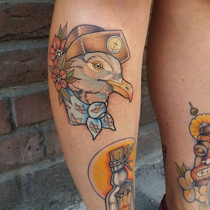 Yesss its @sail_home work...
#birdtattoo #neotraditionaltattoo #bottrop #zeitgei...