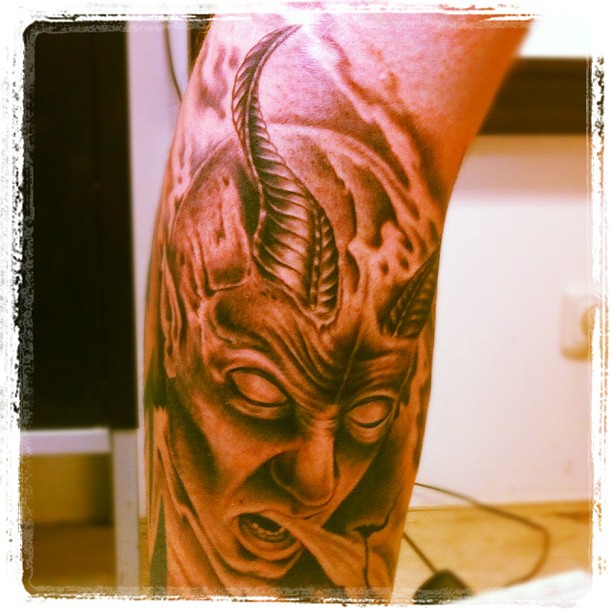 #demon#face#evil#tattoo#demontattoo#monster...