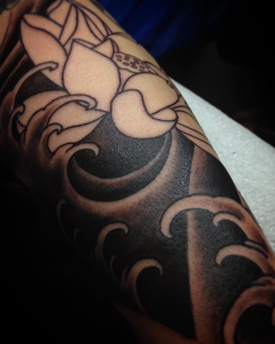 start of a new project today 
#tattoo #tattooing #tatovering #japanese #japanese...