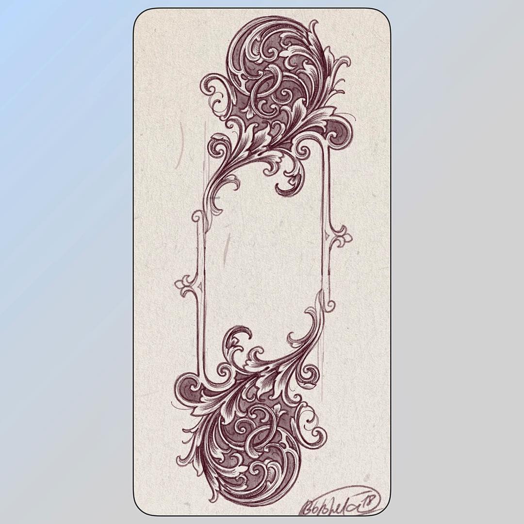 try a little bit to melt art nouveau, victorian and scrollwork designs.. .. cool