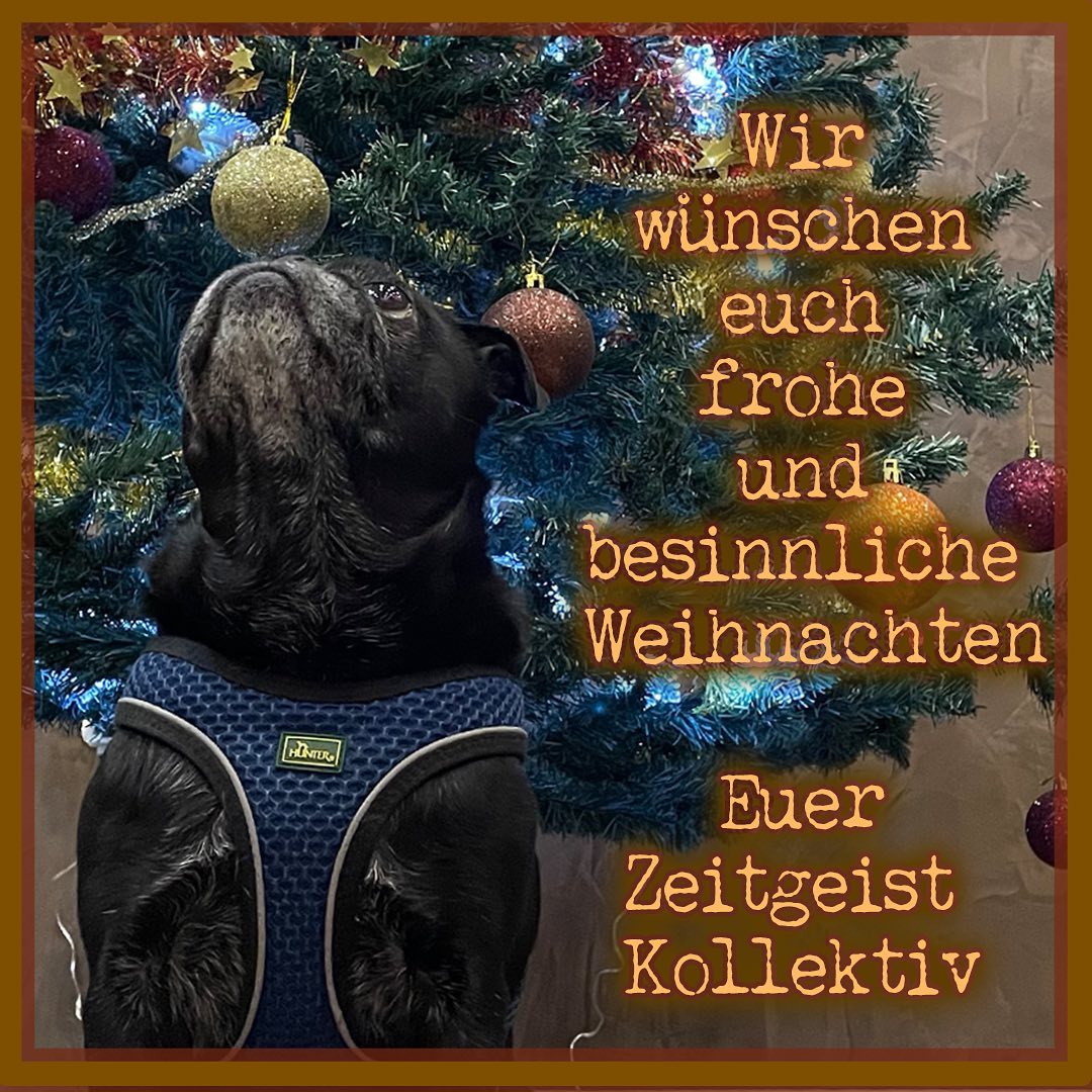 Frohe, gesunde und friedliche Weihnachten wünsche ich euch allen!