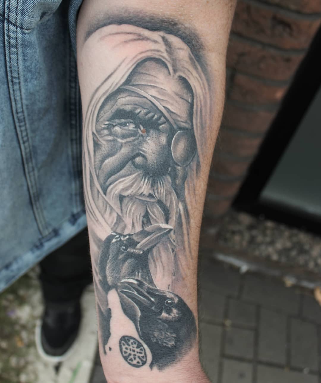 Healed Odin, thank you Friedhelm for your Trust!
#germantattooers #tattooworkers