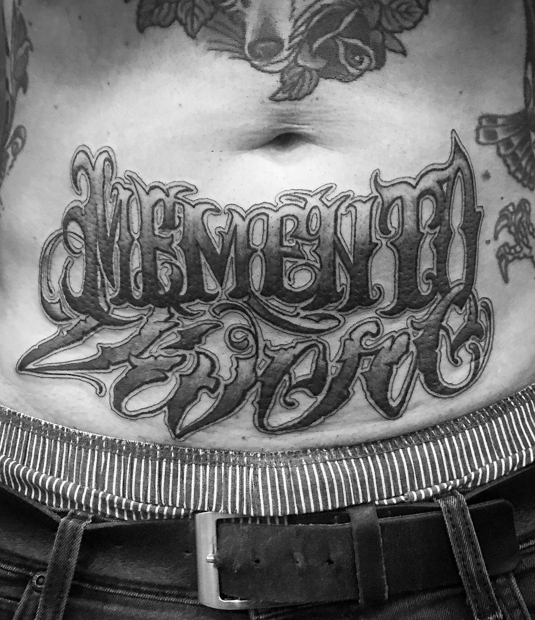 Lettering day and a very fun session on @rb17xyz who laid like a stone 
THX agai...
