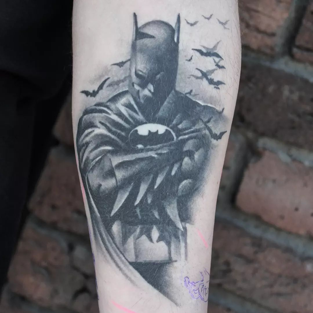 Healed and hairy Batman...thx again for the trust!
#germantattooers #tattooworke
