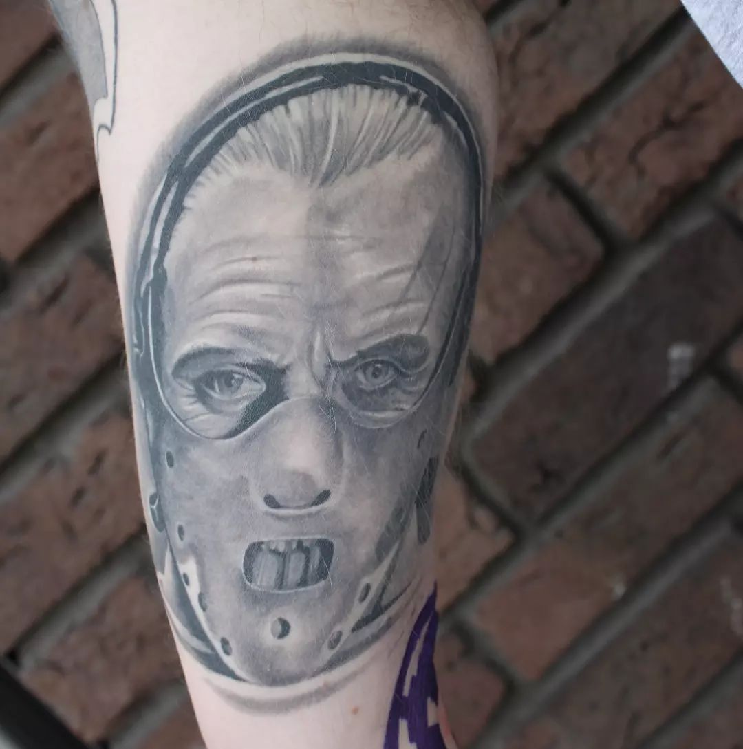 Healed and hairy Hannibal Lecter. THX again
#germantattooers #tattooworkers #tat