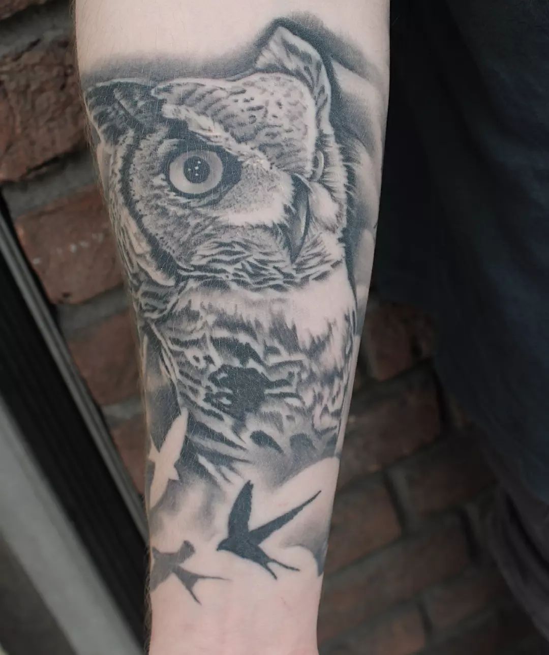 Healed and hairy owl. Thx @ramonzudemschong 
#germantattooers #germanartist #tat