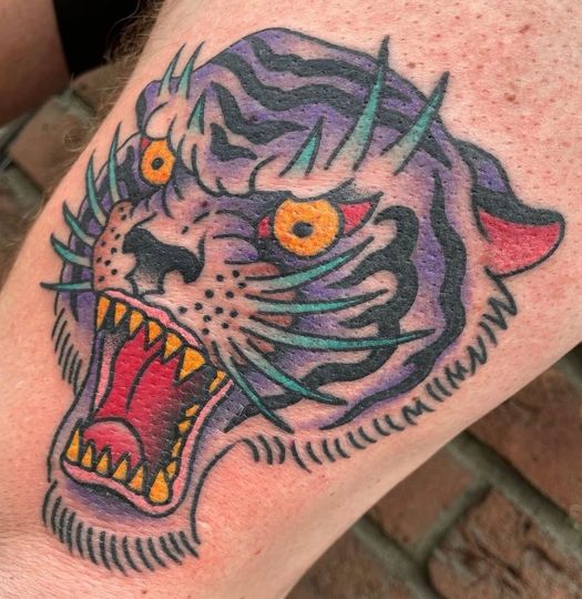 Tigertattoo von @danielsimplytrue 
 Frisch von heute
 Mehr könnt ihr auf seinem