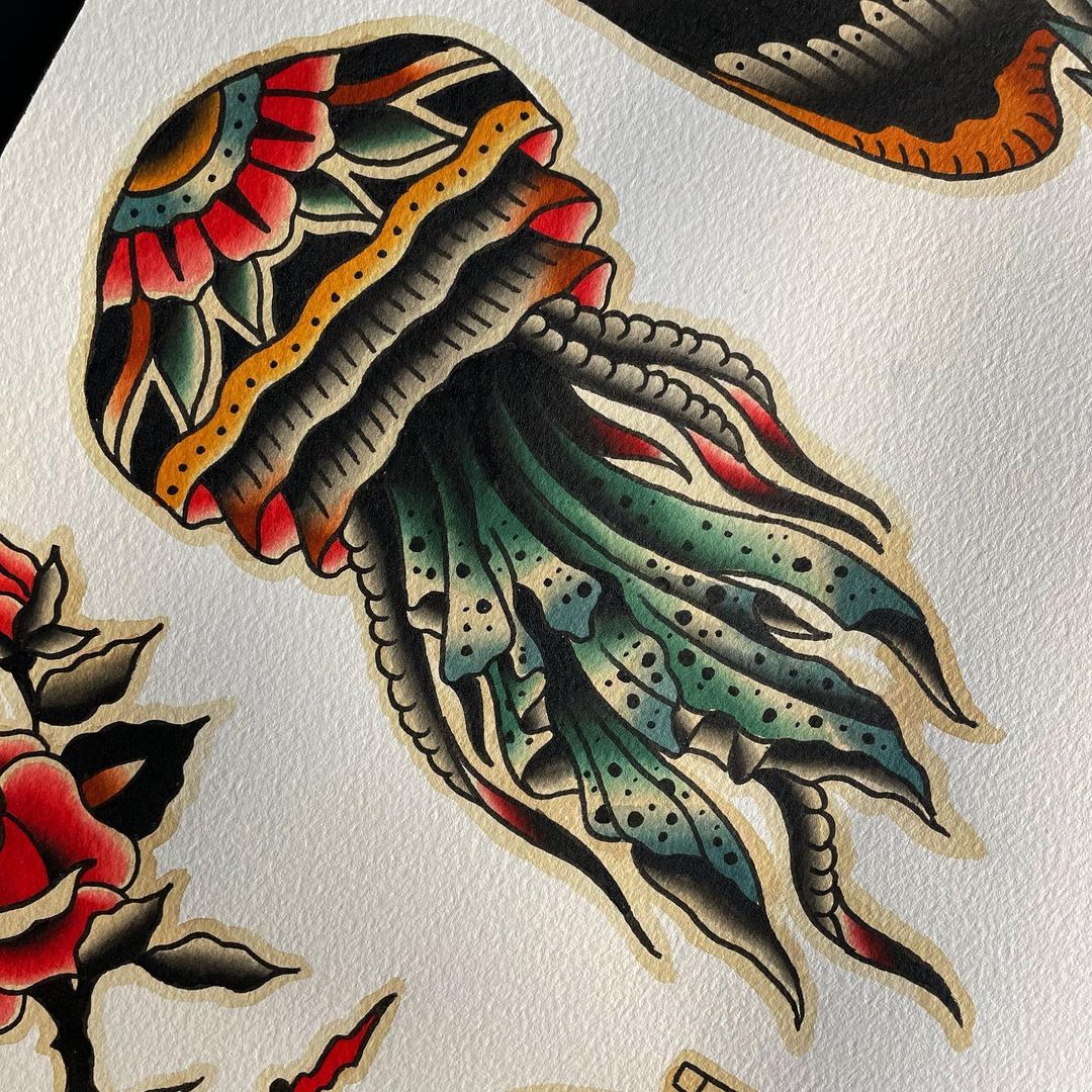 JELLYFISH…
#jellyfish #jellyfishtattoo  #tattoo #tattoos #tattooed #tattoolife #
