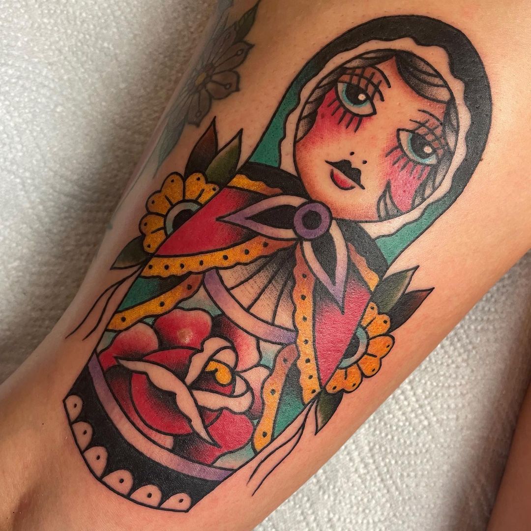 MATROSCHKA…
Danke @kimberly.hedwig 

#tattoo #tattoos #tattooed #tattoolife #tat