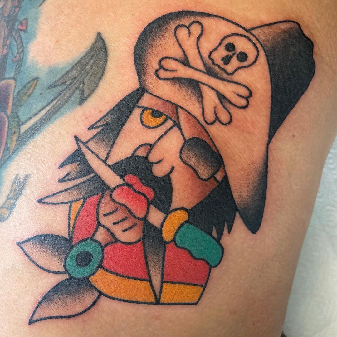 PIRATE..
Danke @meikemeikchen 

#tattoo #tattoos #tattooed #tattoolife #tattooin
