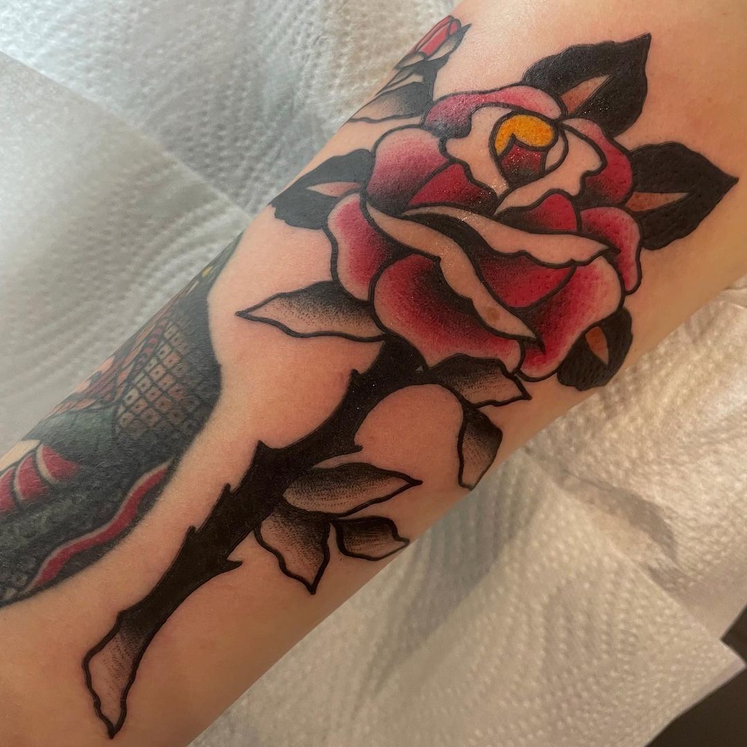ROSE…
Danke @janaunterstrich 

#tattoo #tattoos #tattooed #tattoolife #tattooing