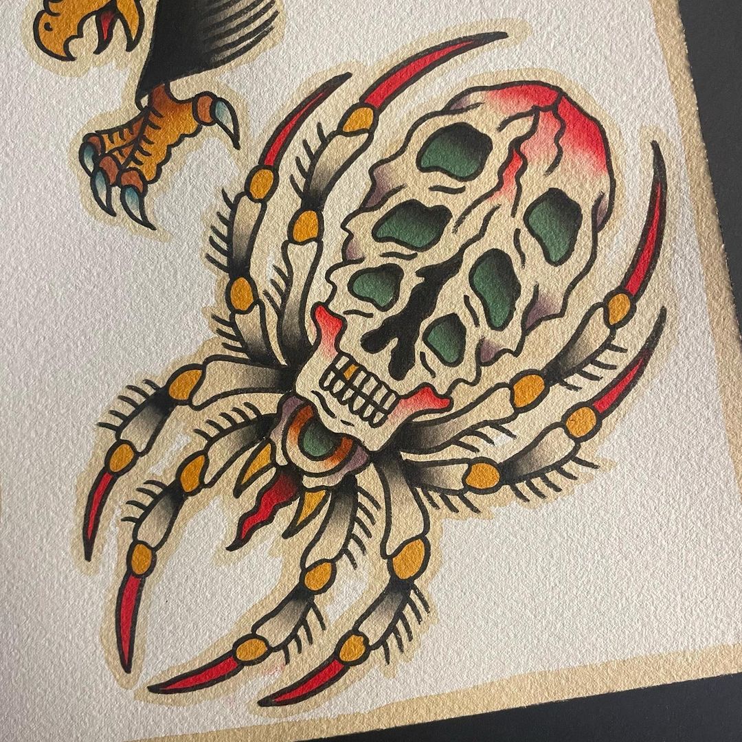 SPIDER/SKULL…

#tattoo #tattoos #tattooed #tattoolife #tattooing #boldwillhold #