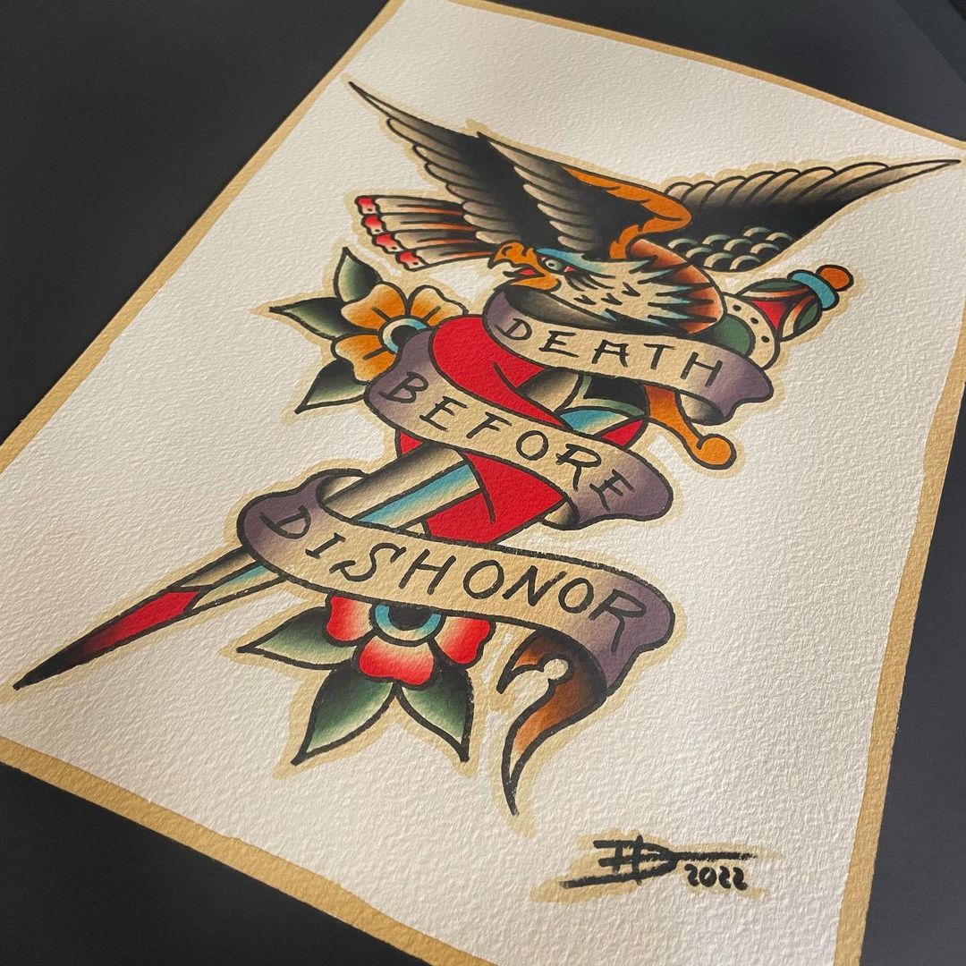 DEATH BEFORE DISHONOR…

#tattoo #tattoos #tattooed #tattoolife #tattooing #boldw