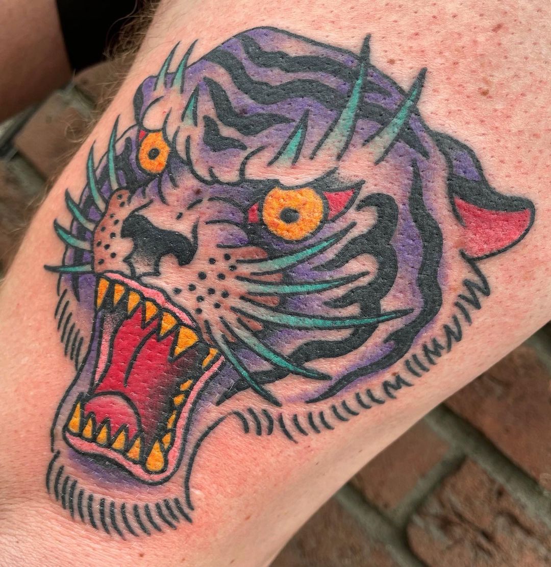 PURPLE TIGER…
Danke @rb17xyz 

#tiger #tigertattoo #tattoo #tattoos #tattooed #t