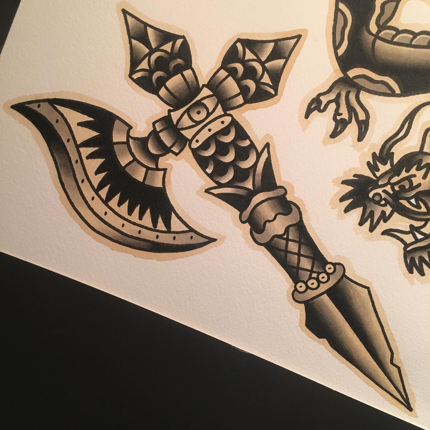 AXE...

#axe #axetattoo #black #watercolor #watercolour #watercolorpainting #pai