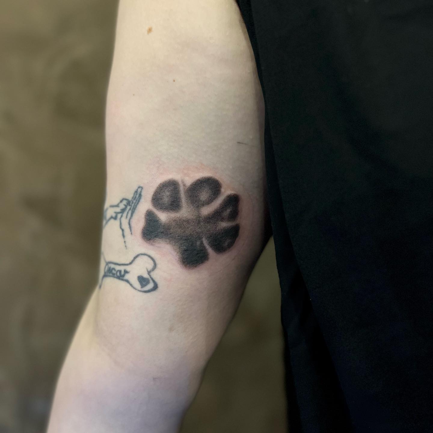 DANKE @nanyihrs 
.
#tattoo #hundepfote #pfote #doglove #dogmom #hundetattoo #tat