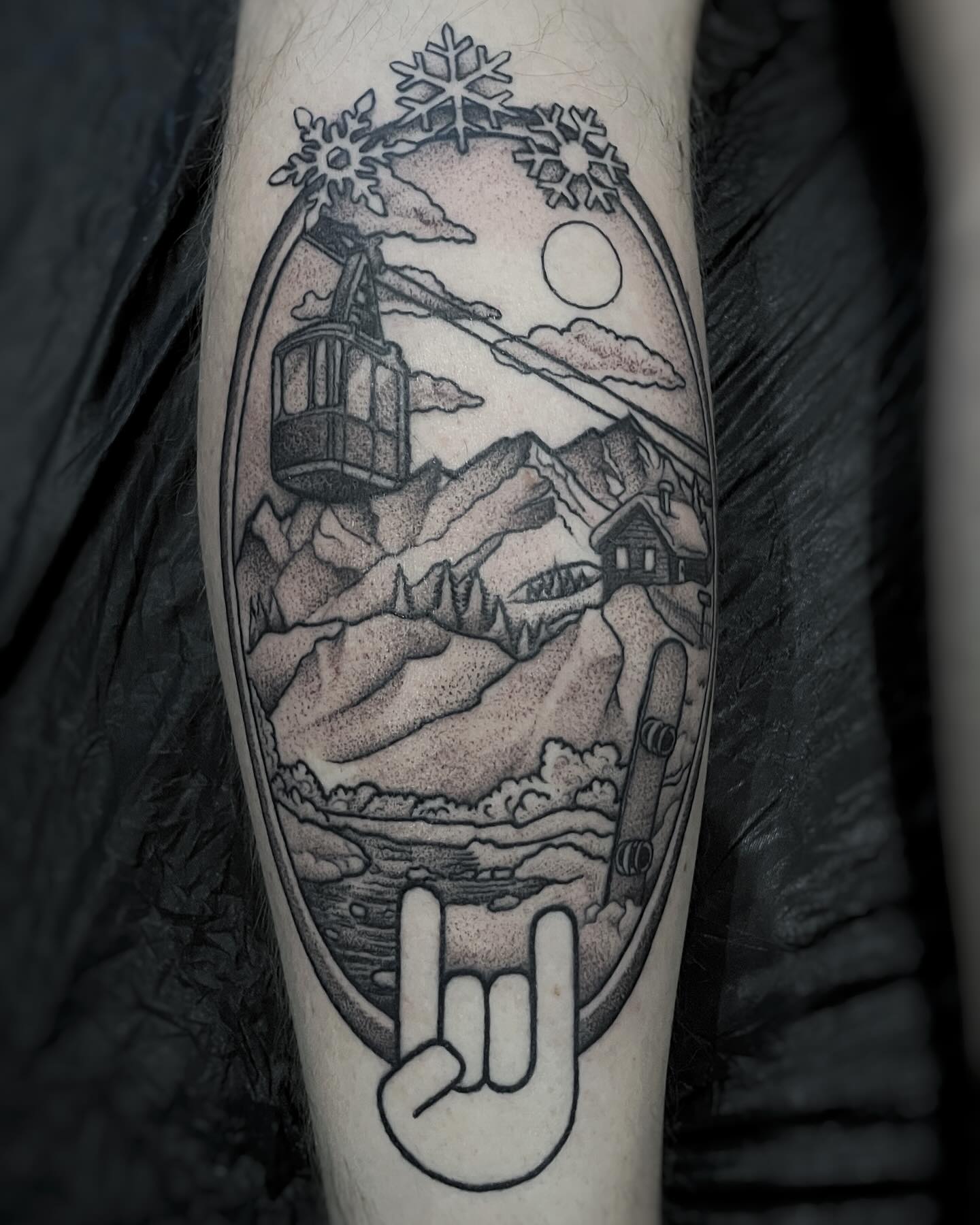 Winter und Sommer Projekt…..noch in Arbeit, aber ich mag es jetzt schon. Tattoo