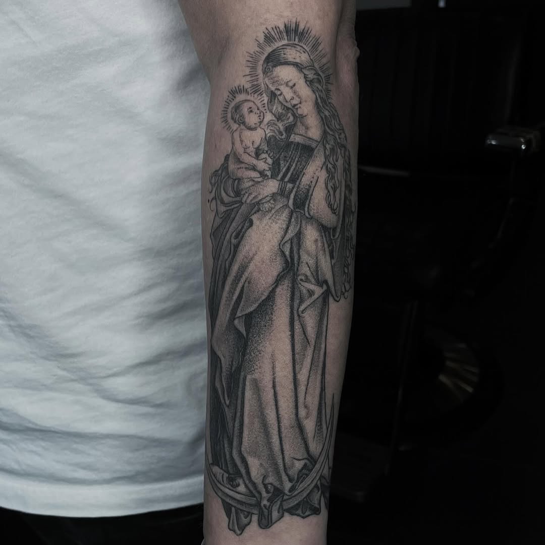 Abgeheilte Arbeit von @ronraida angefertigt.
Ich mag es wenn Tattoos sich gut en